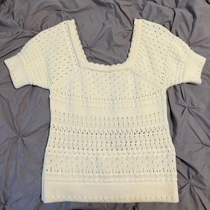 Faherty - Leandra Short Sleeve Sweater Top - NWT